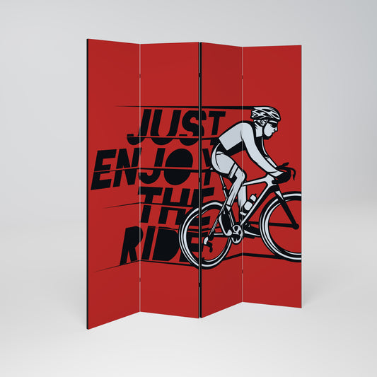 ENJOY THE RIDE 4-teiliger Paravent
