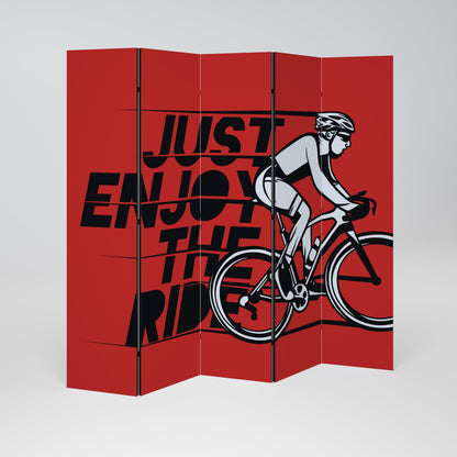 ENJOY THE RIDE 5-teiliger Paravent
