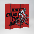 ENJOY THE RIDE 5-Panel Room Divider