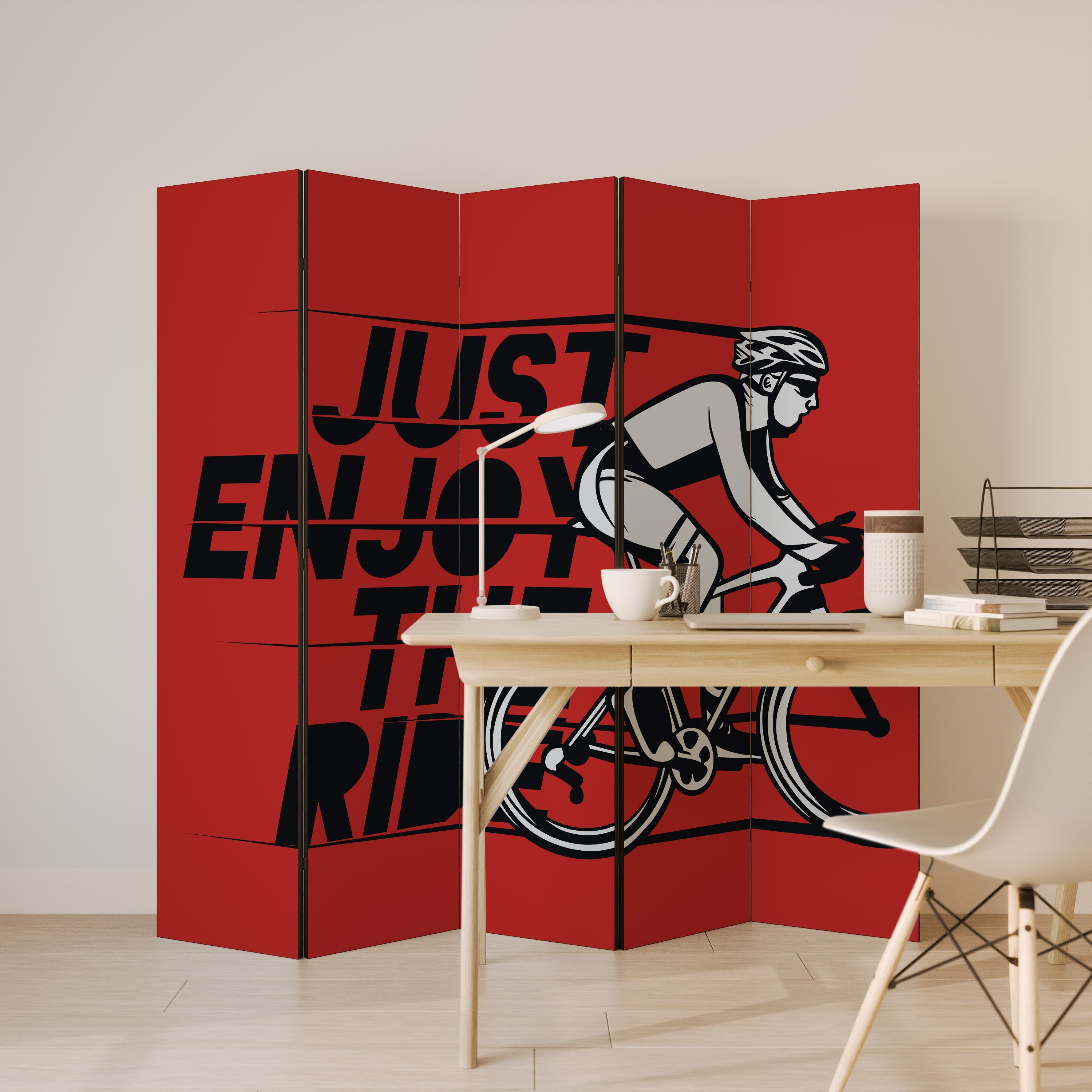 ENJOY THE RIDE 5-teiliger Paravent