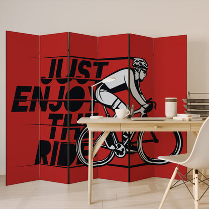 ENJOY THE RIDE 6-teiliger Paravent
