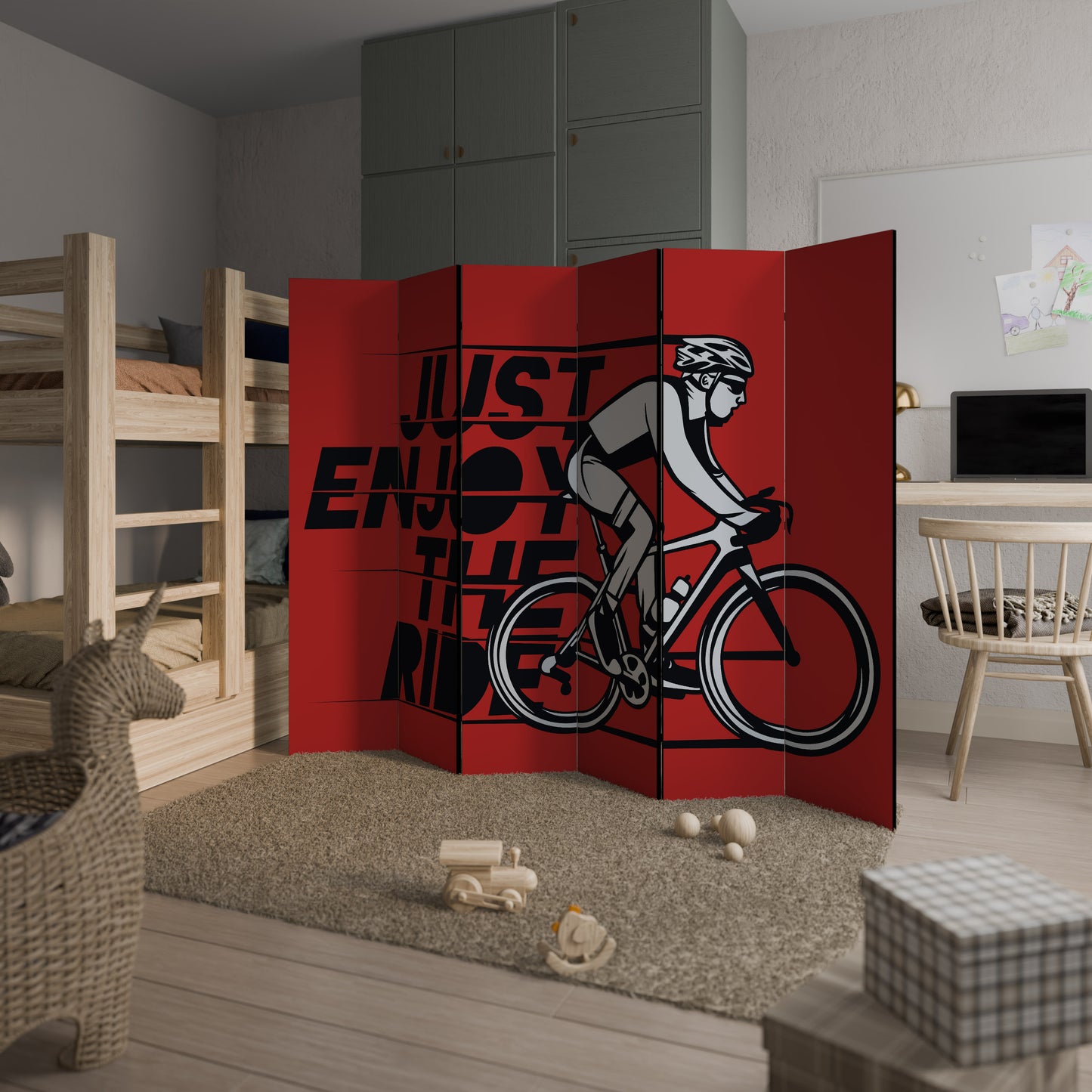ENJOY THE RIDE 6-teiliger Paravent