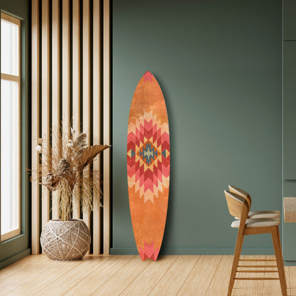 INDIAN FOLK Deko-Surfboard