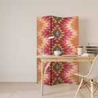 INDIAN FOLK Dekorativer Paravent - 3-teilig