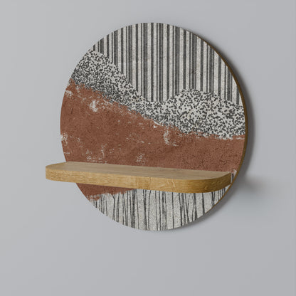 STRIPED TERRAIN Dekoratives Wandregal