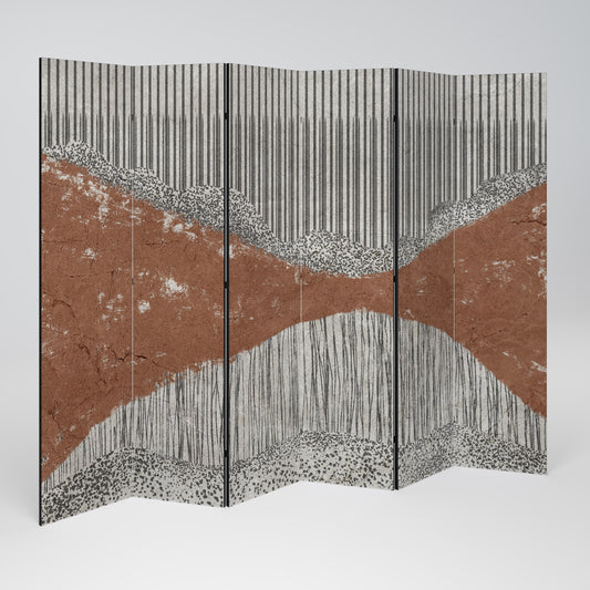 STRIPED TERRAIN 6-teiliger Paravent