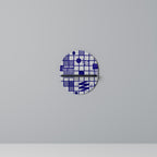 THE RIGHT PLACES Oval Art Shelf In Black Finish