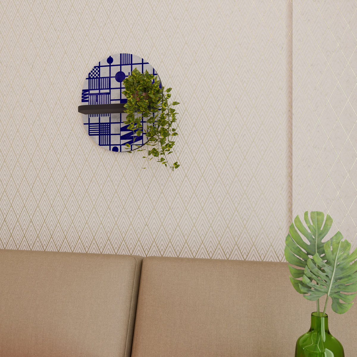 THE RIGHT PLACES Dekoratives Wandregal