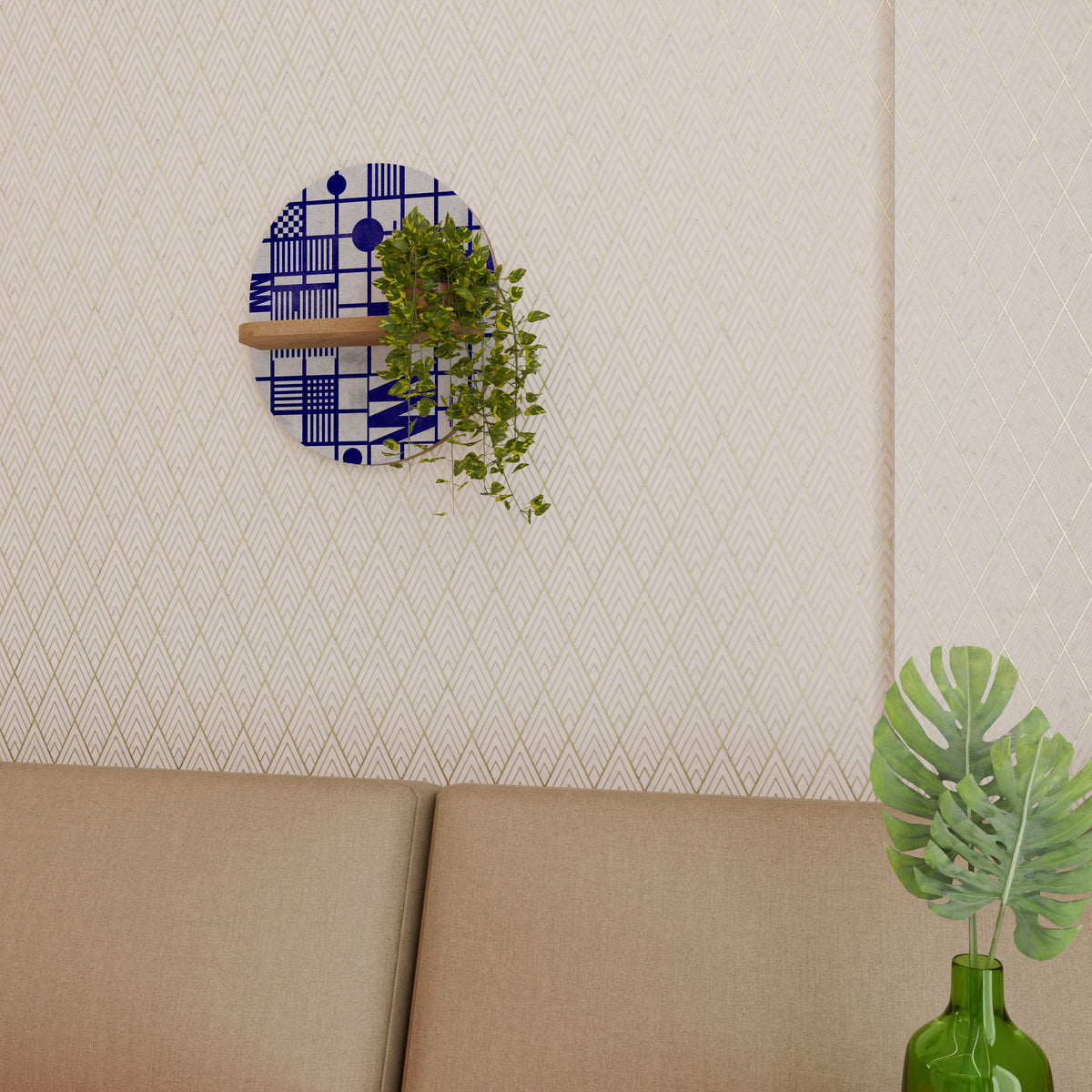 THE RIGHT PLACES Art Shelf