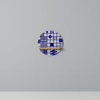 THE RIGHT PLACES Rundes Kunstregal in Eiche-Optik