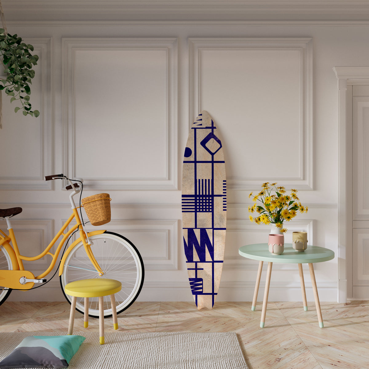 THE RIGHT PLACES Surfboard Decorative Panel