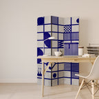 THE RIGHT PLACES Dekorativer Paravent - 3-teilig