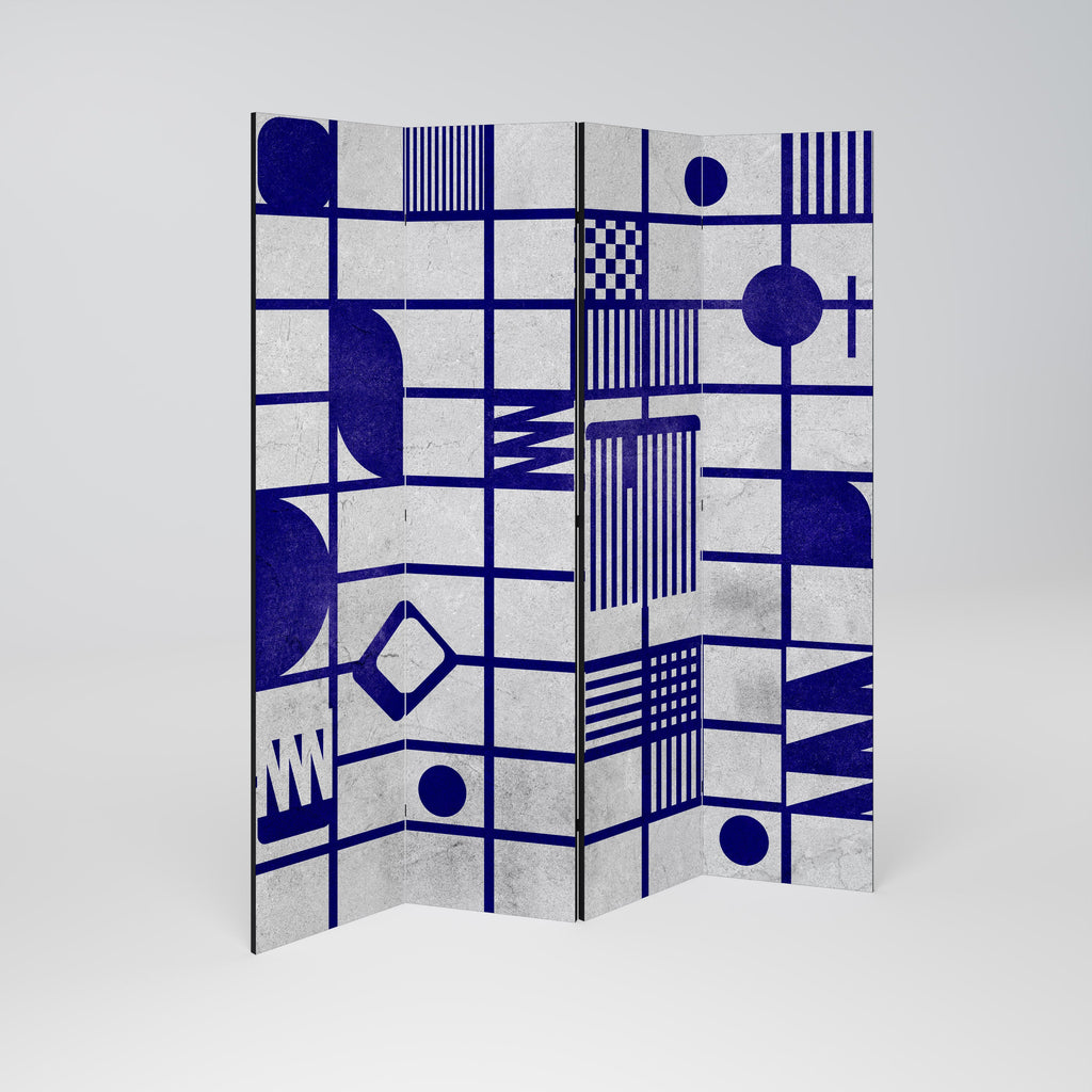 THE RIGHT PLACES Dekorativer 4-teiliger Raumteiler