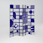 THE RIGHT PLACES Dekorativer Paravent - 4-teilig