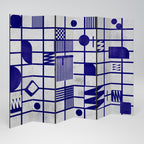 THE RIGHT PLACES Dekorativer Paravent - 6-teilig