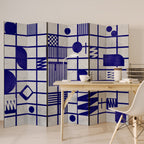 THE RIGHT PLACES Dekorativer Paravent - 6-teilig