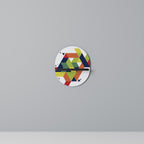 FUTURE SIGN Ovales Kunstregal in Schwarz