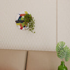 FUTURE SIGN Ovales Kunstregal in Schwarz