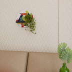 FUTURE SIGN Rundes Kunstregal in Schwarz