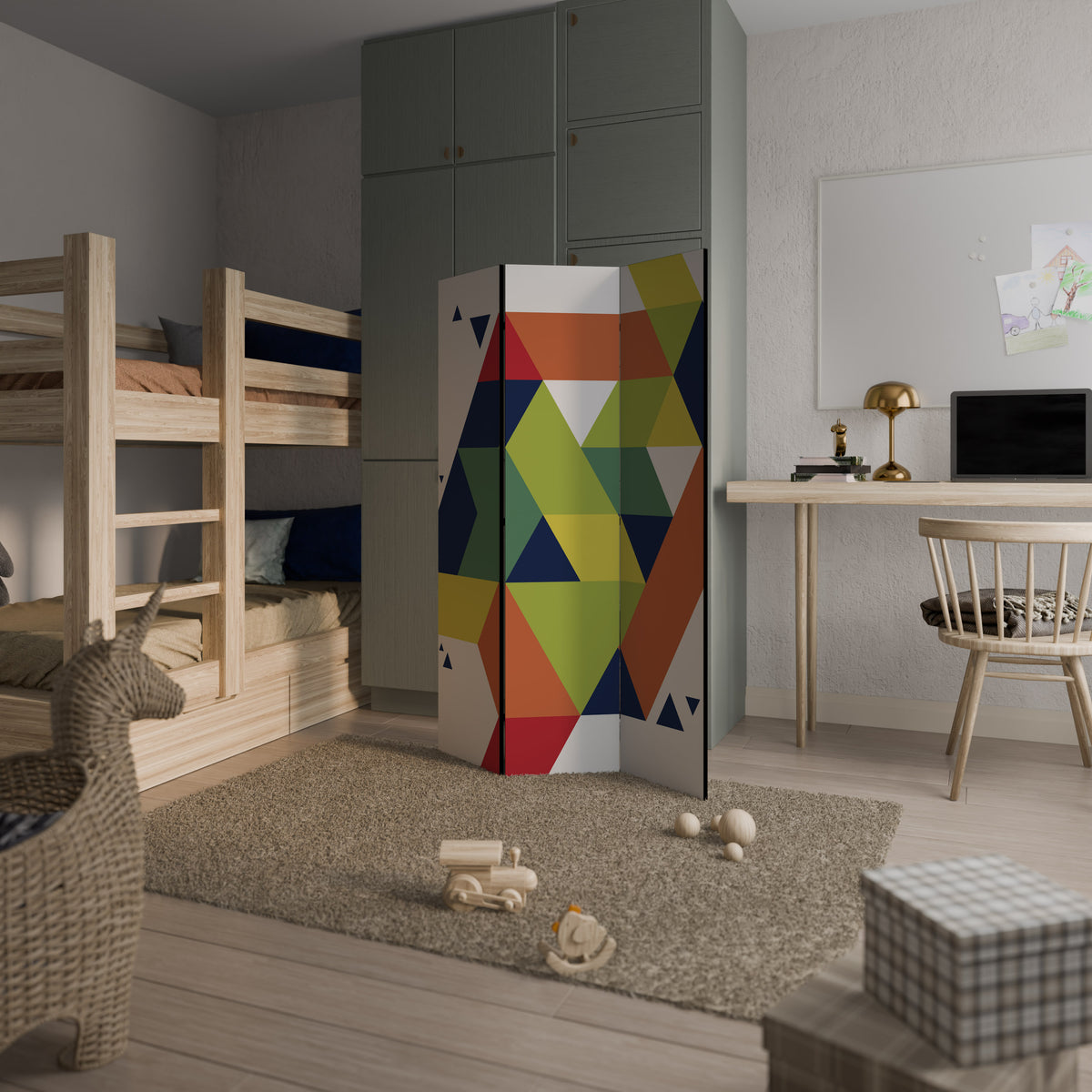 FUTURE SIGN 3-teiliger Paravent