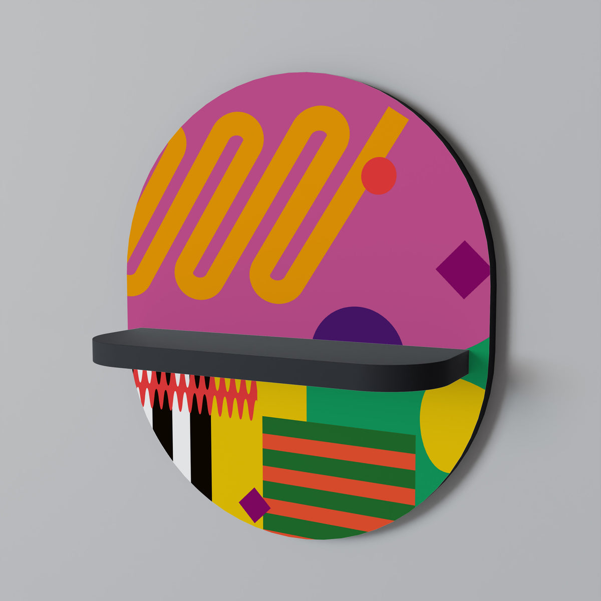 VIVID ART Dekoratives Wandregal