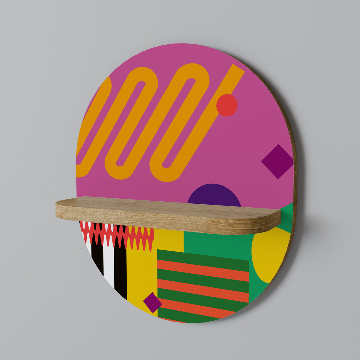 VIVID ART Dekoratives Wandregal