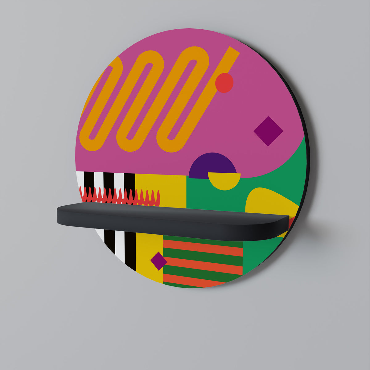VIVID ART Dekoratives Wandregal