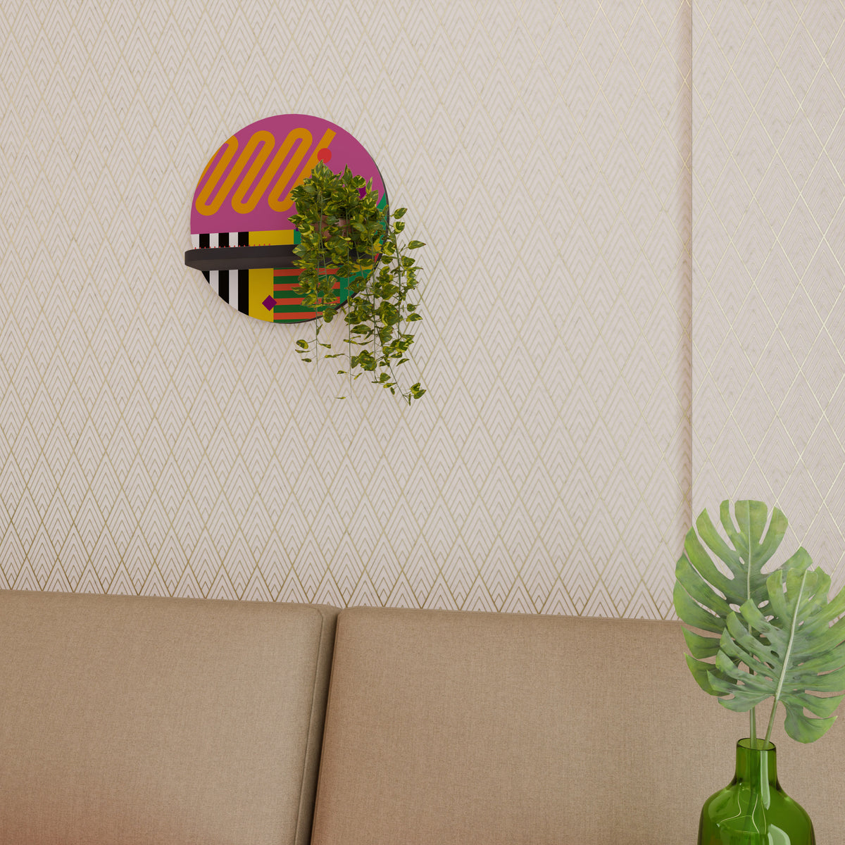 VIVID ART Dekoratives Wandregal