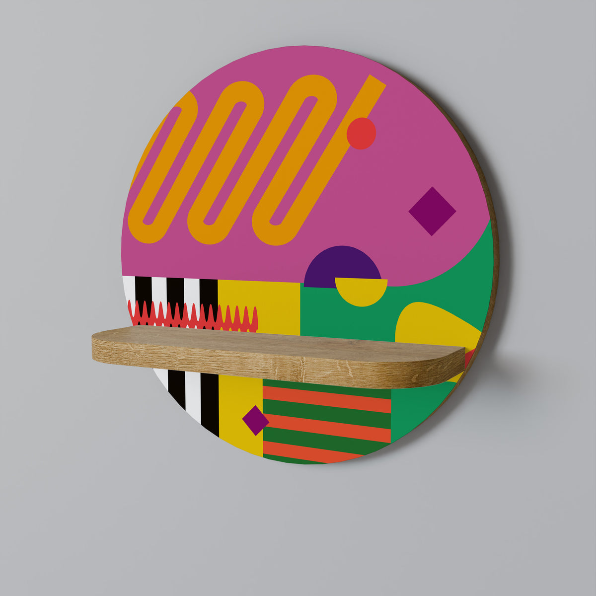 VIVID ART Dekoratives Wandregal