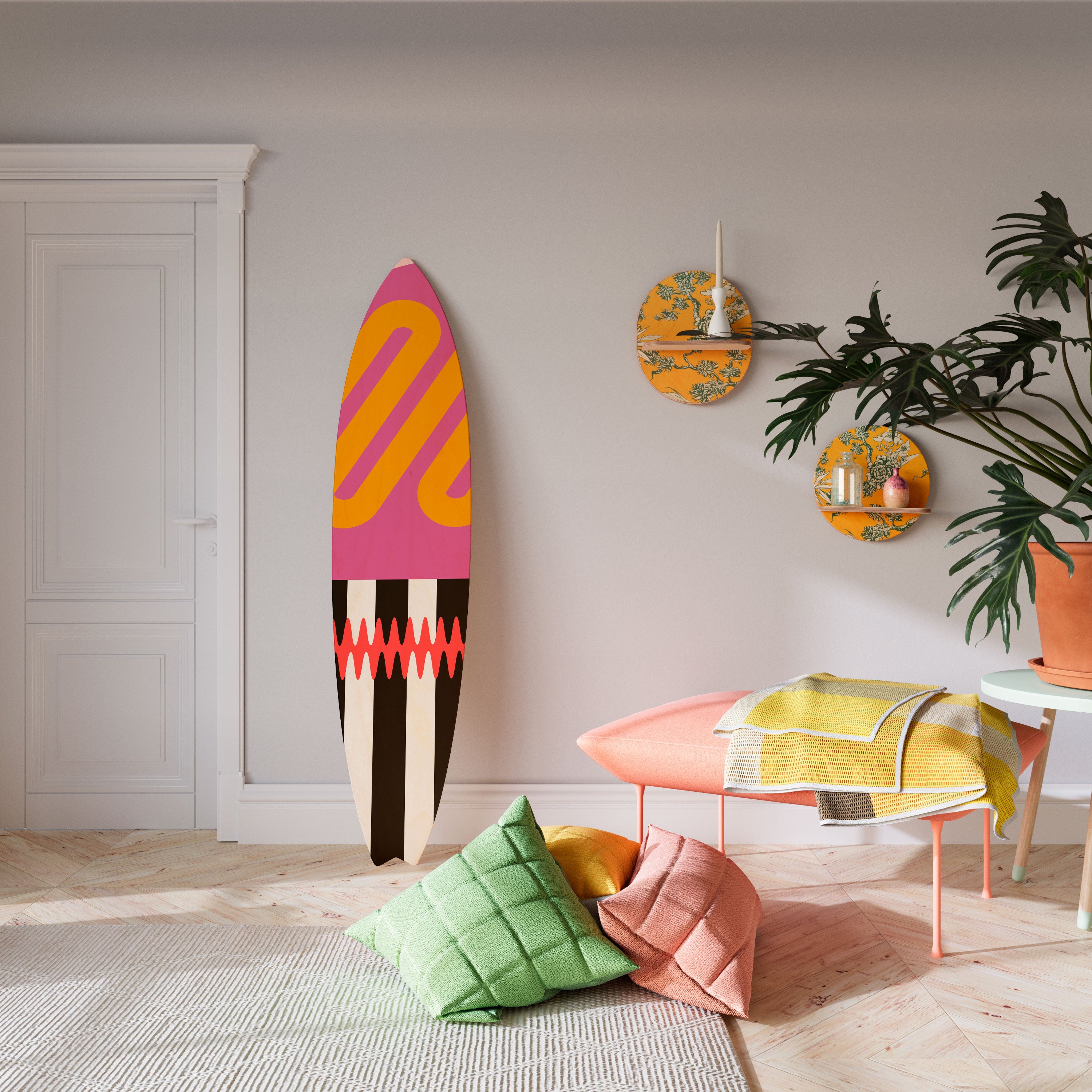VIVID ART Deko-Surfboard