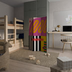 VIVID ART Dekorativer Paravent - 3-teilig