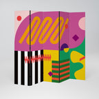 VIVID ART 5-teiliger Paravent