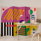 VIVID ART Dekorativer Paravent - 6-teilig