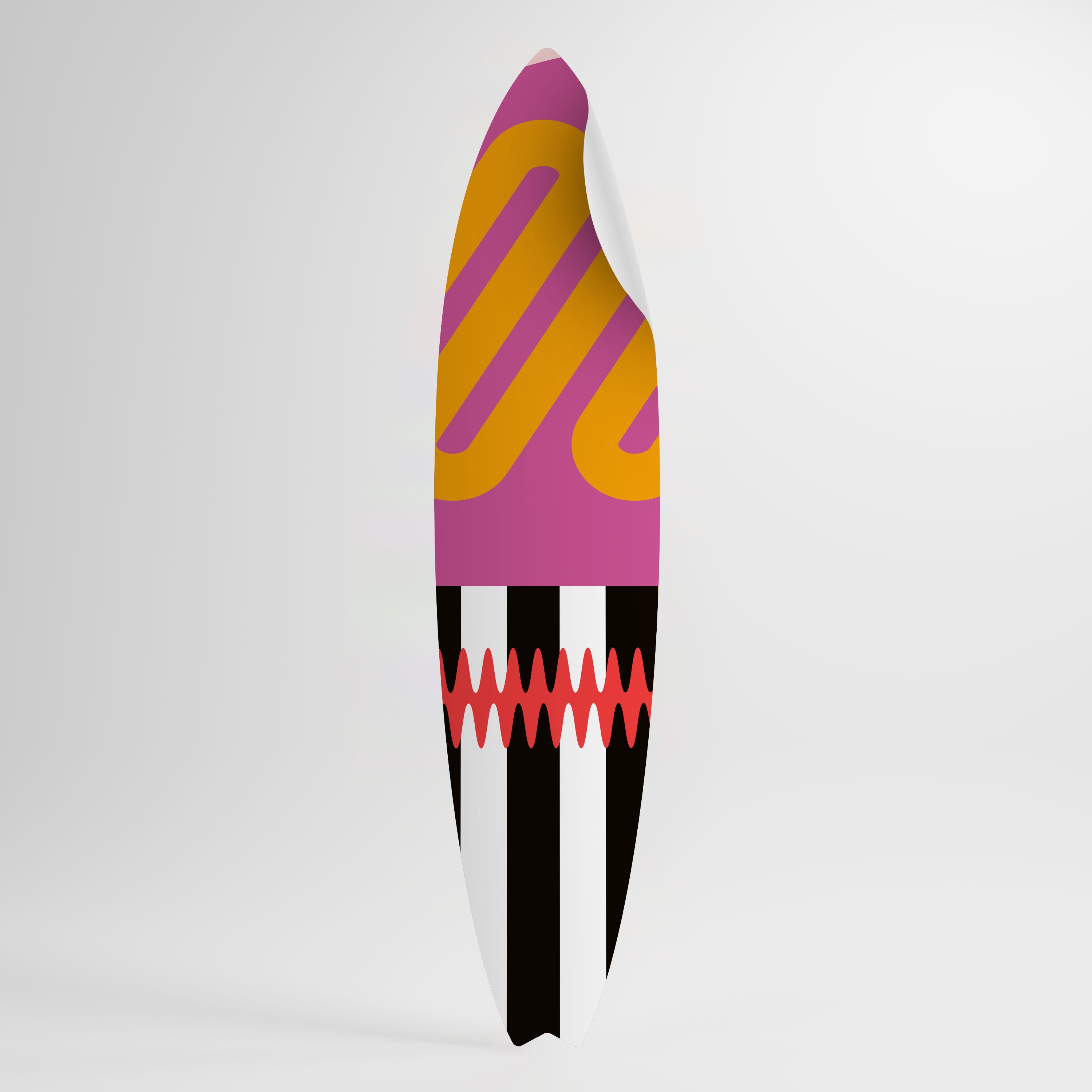 VIVID ART Peel and Stick Surfboard Sticker