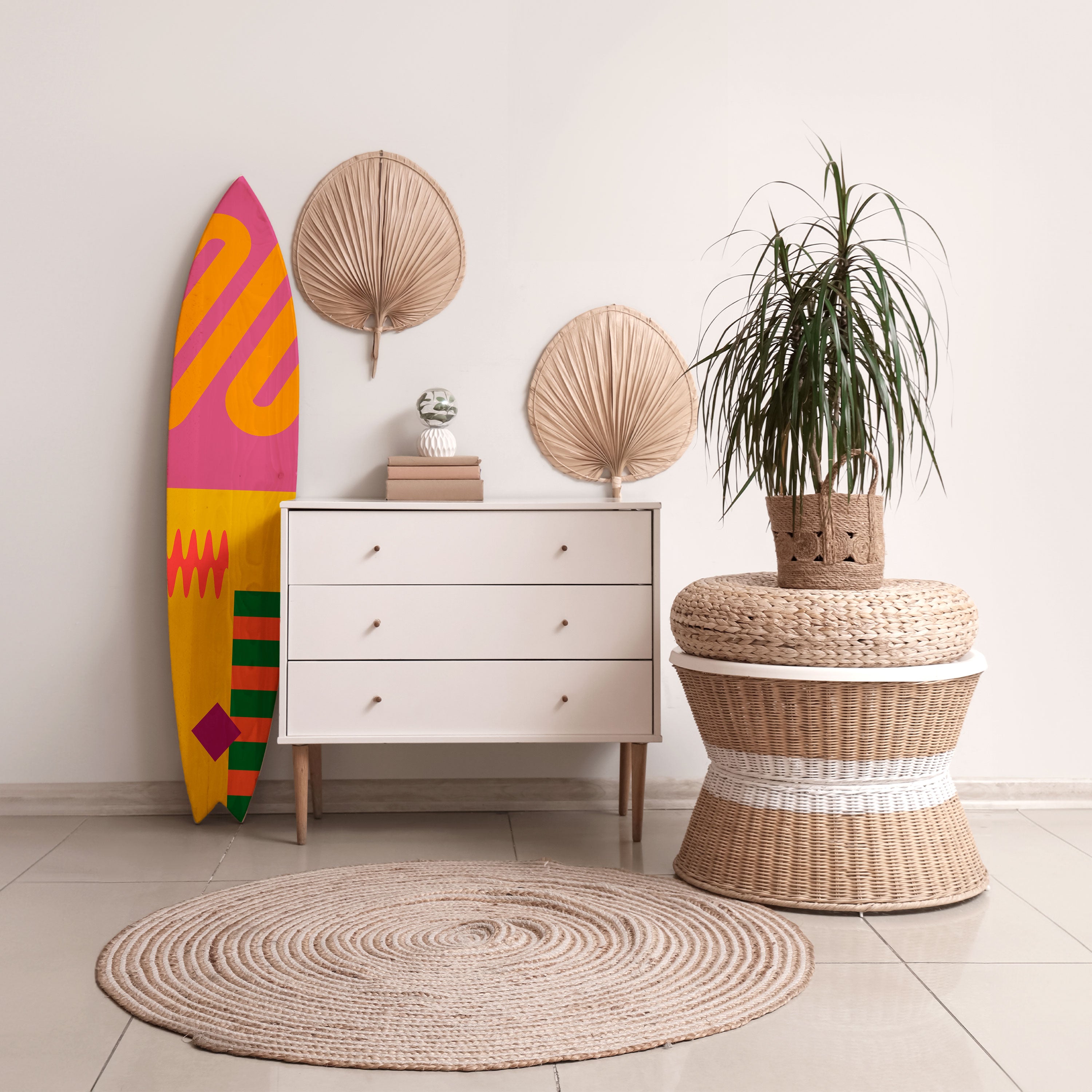 VIVID VIBRATIONS Deko-Surfboard