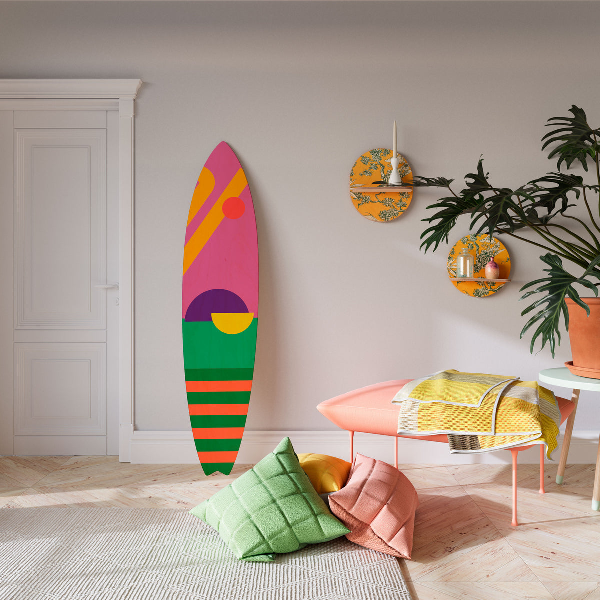VIVID DREAMS Deko-Surfboard