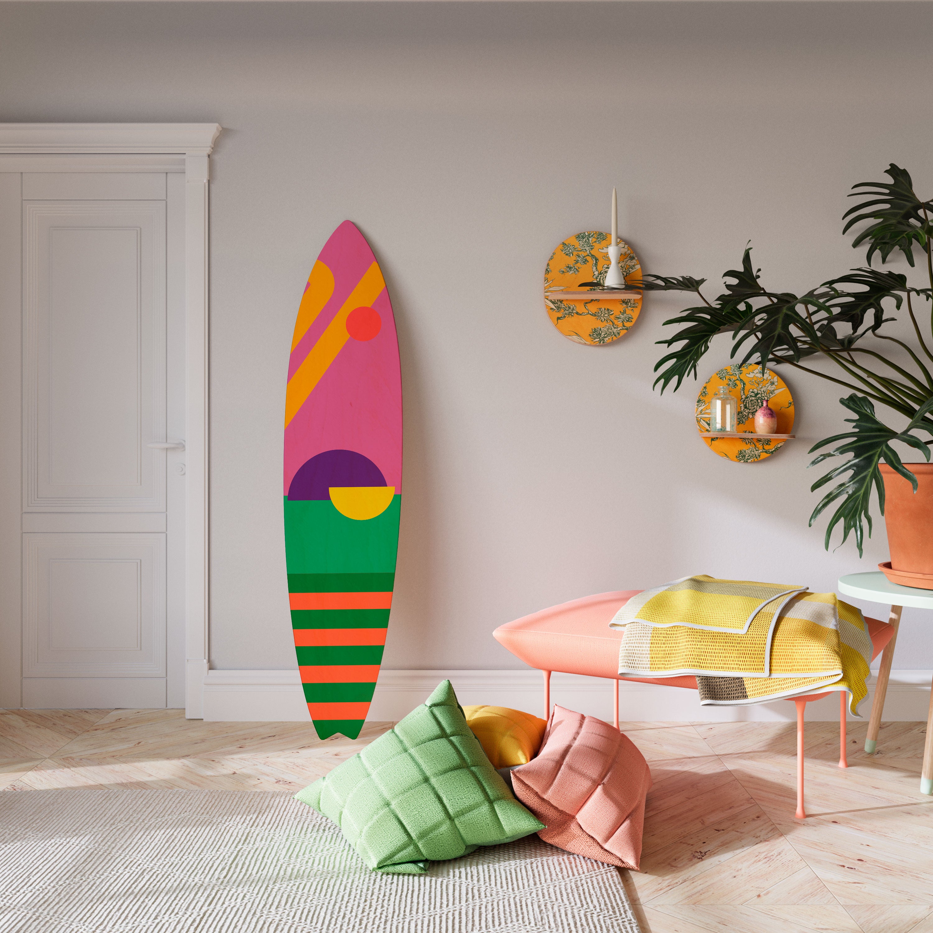 VIVID DREAMS Deko-Surfboard