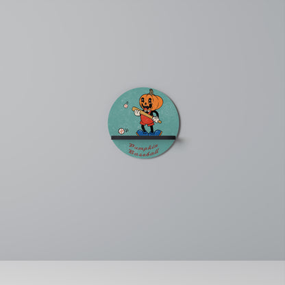 PUMPKIN BASEBALL Art Shelf