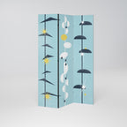 PATHS TO HAPPINESS Dekorativer Paravent - 3-teilig