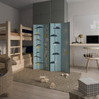 PATHS TO HAPPINESS Dekorativer Paravent - 4-teilig