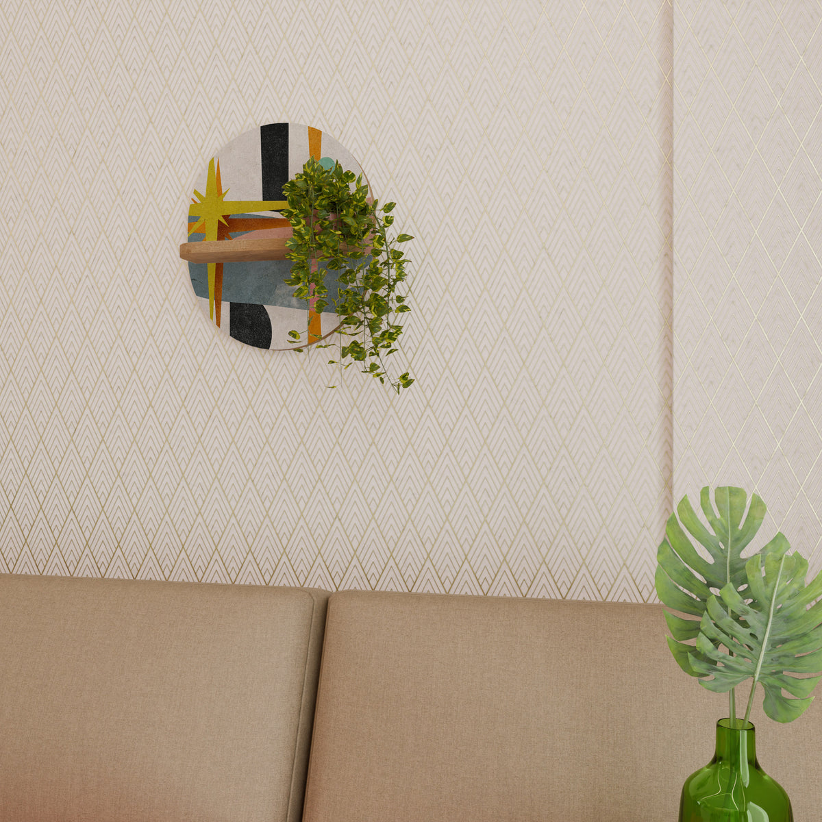 INTERSTELLAR VIBES Dekoratives Wandregal