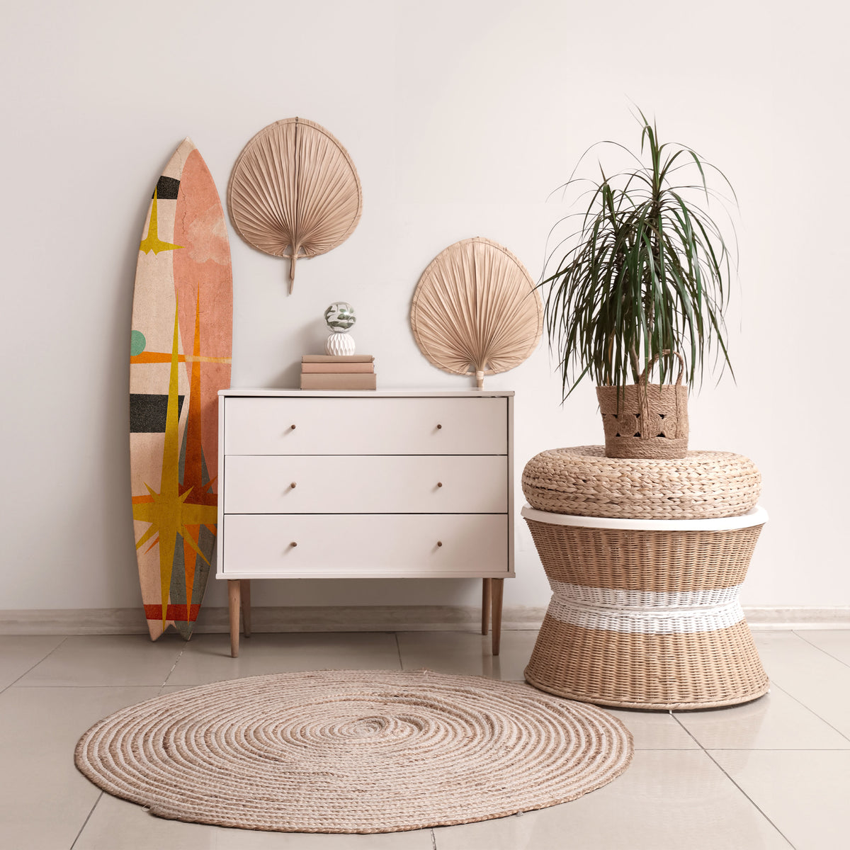 INTERSTELLAR VIBES Surfboard Decorative Panel