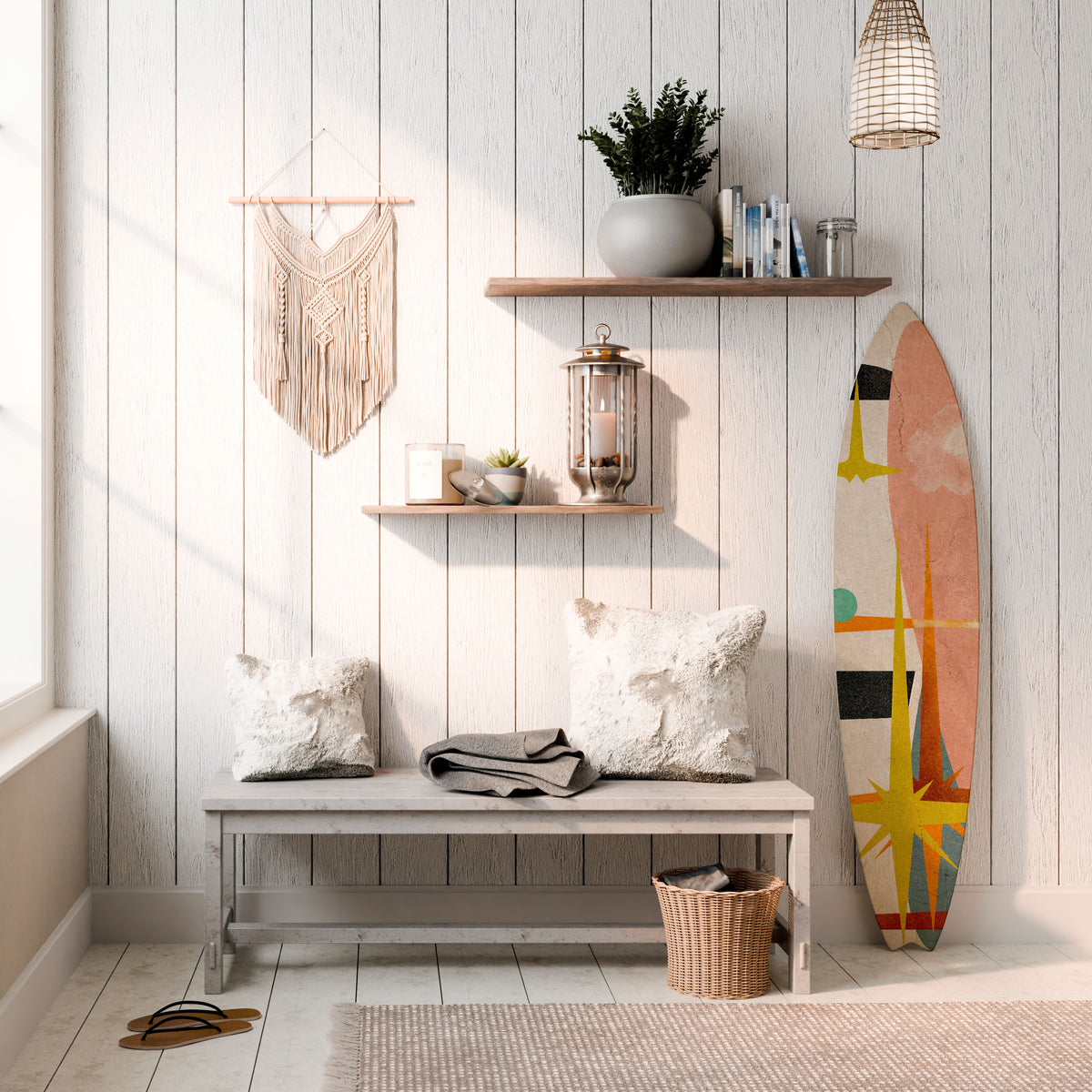 INTERSTELLAR VIBES Surfboard Decorative Panel
