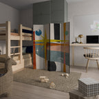 INTERSTELLAR VIBES Dekorativer Paravent - 4-teilig