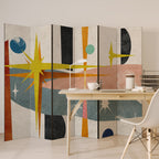 INTERSTELLAR VIBES Dekorativer Paravent - 6-teilig