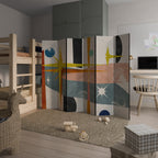 INTERSTELLAR VIBES Dekorativer Paravent - 6-teilig