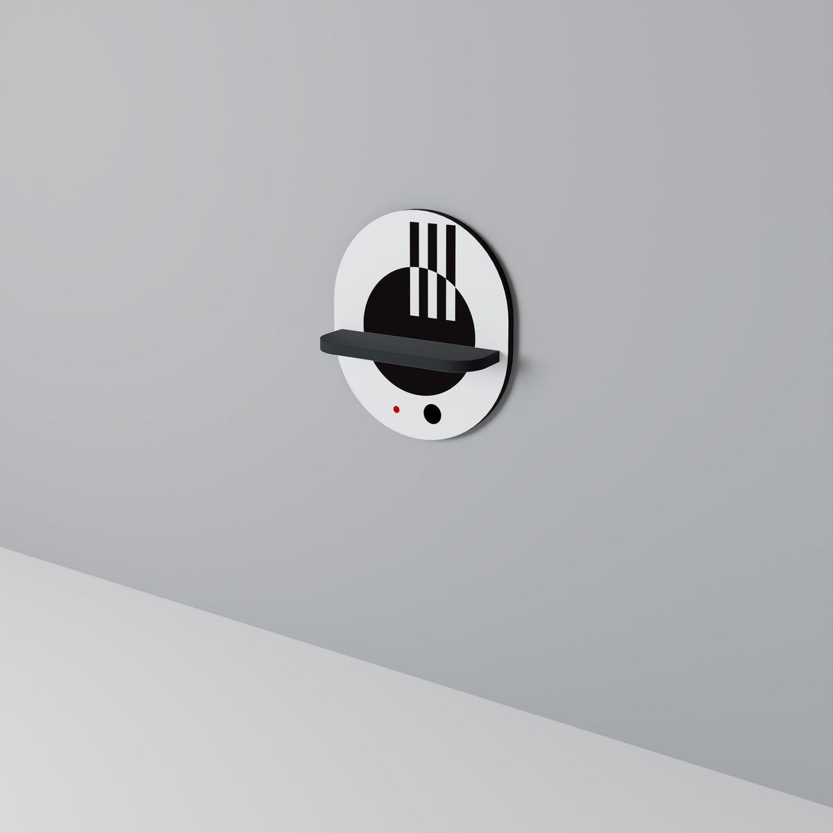 BLACK AND WHITE COMBINATION Dekoratives Wandregal