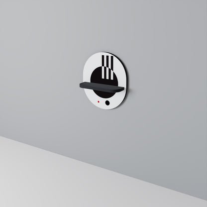 BLACK AND WHITE COMBINATION Dekoratives Wandregal