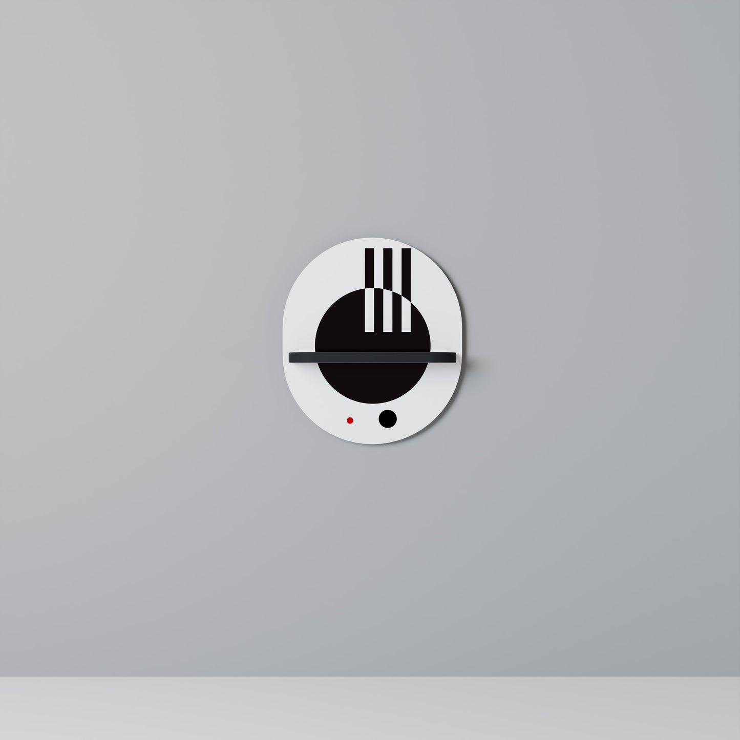 BLACK AND WHITE COMBINATION Dekoratives Wandregal