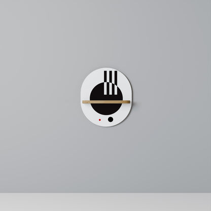 BLACK AND WHITE COMBINATION Dekoratives Wandregal